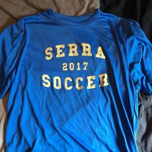 Junipero Serra Hugh School training shirt